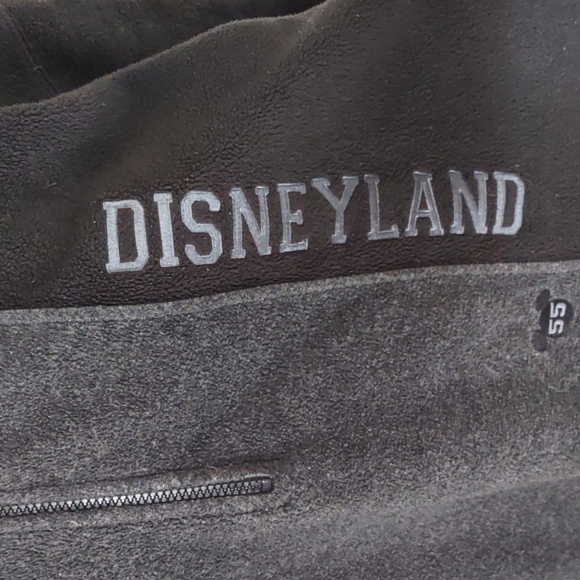Disneyland Fleece Zip Up Gray Black - Picture 3 of 12